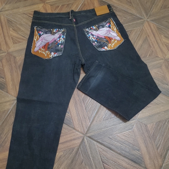Men's Red Monkey Jeans - Picture 2 of 3